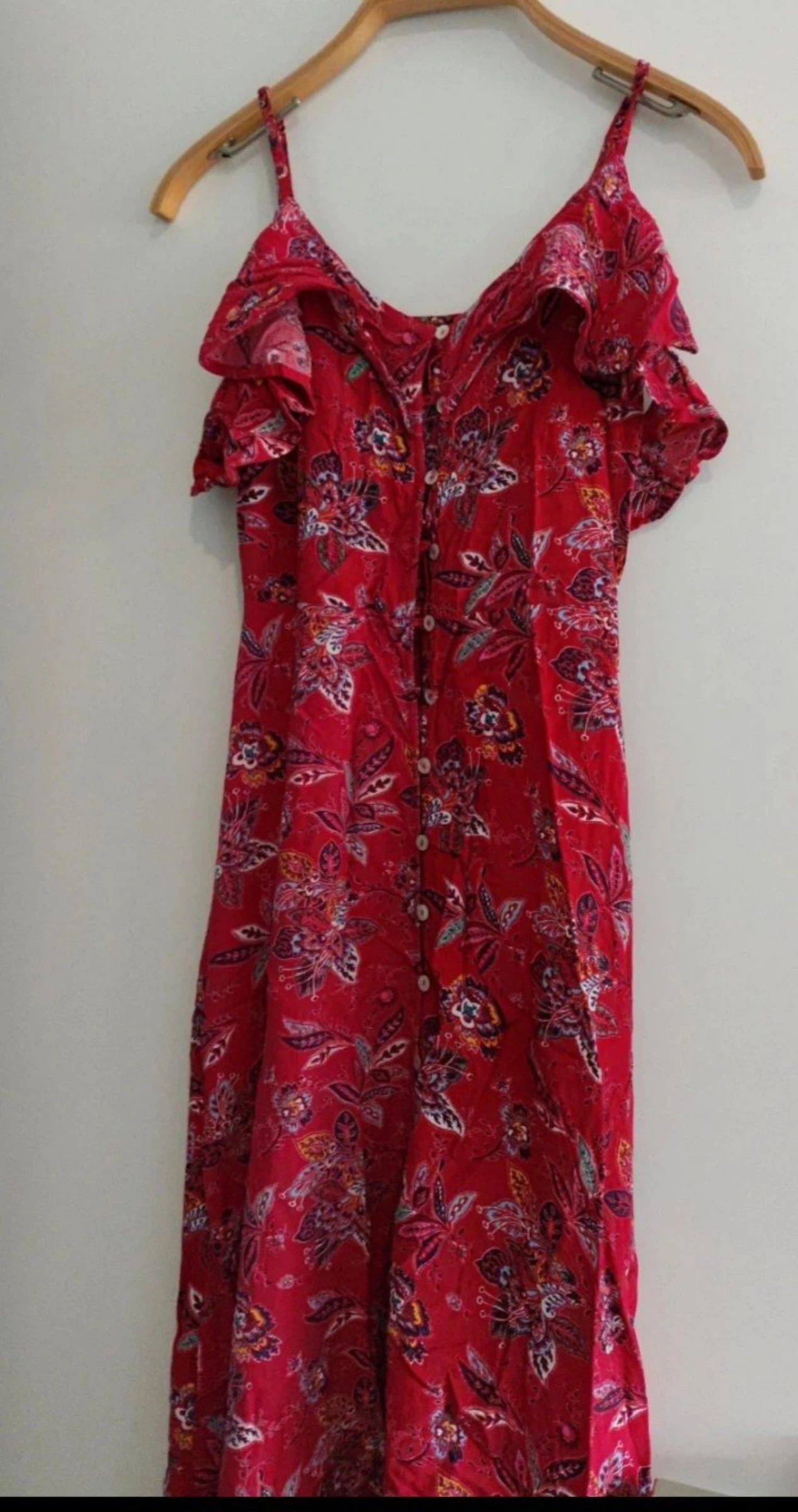 Vestido midi estampado floral Springfield talla xs – photo 2